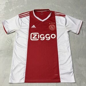 Ajax Amsterdam Home Jersey 2018/19 adidas Climalite Football Shirt Men's Size L